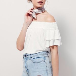 Free People Gauze Off Shoulder Top